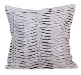 Grey Wind Folds Euro Sham