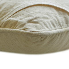 Hello Neutrals - Natural Beige Cotton Linen Throw Pillow Cover