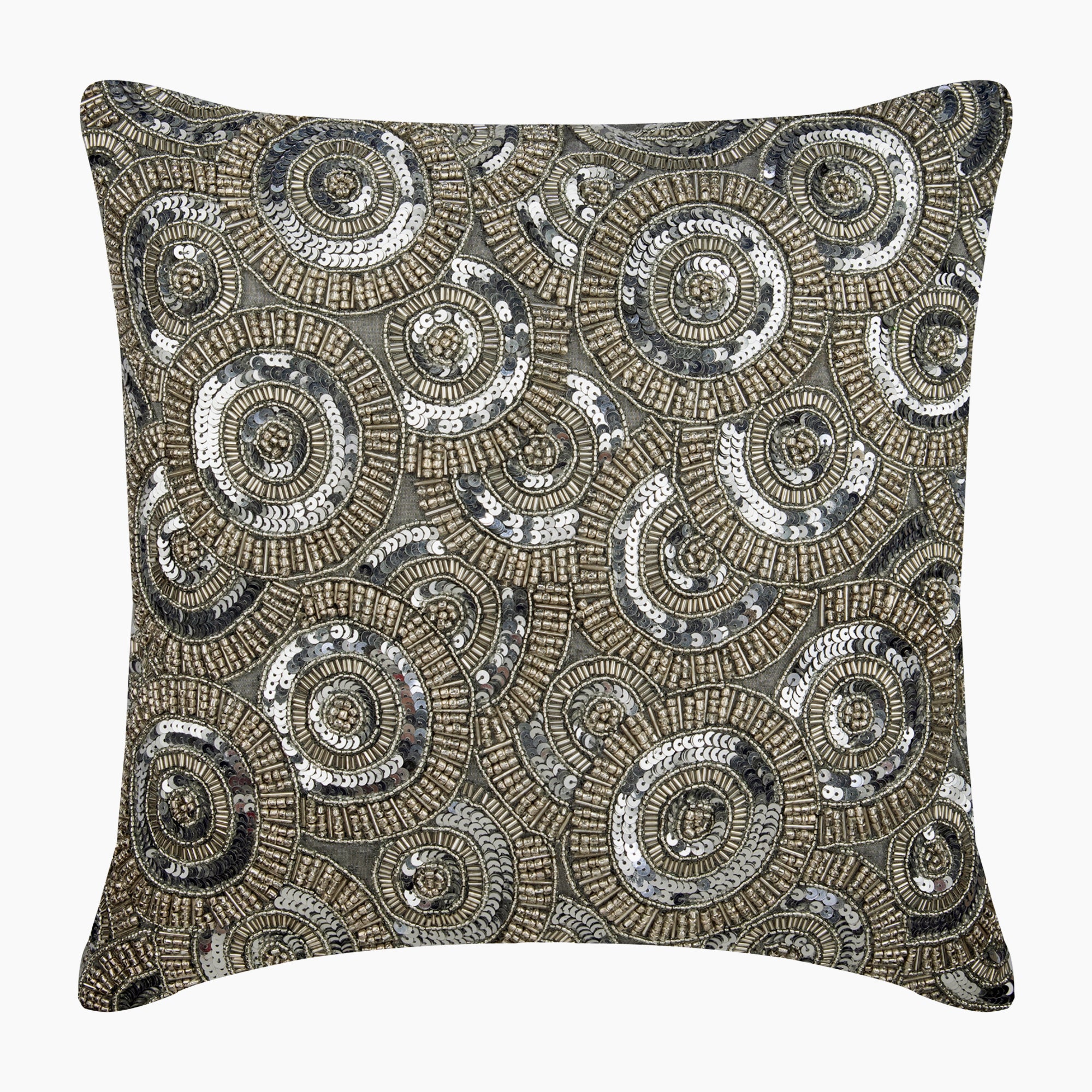 Honestly Silver Pillow Cover