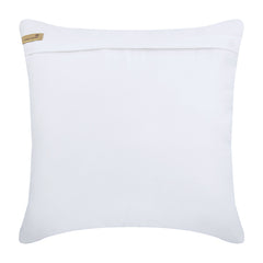 Ice Crystals - White Suede Decorative Euro Sham
