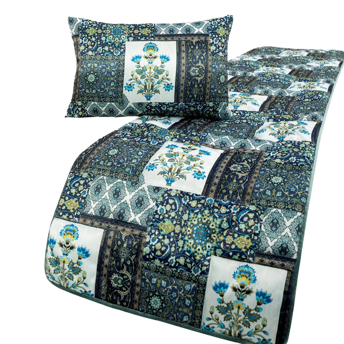Bahar Decorative Bed Runner and Pillow Cover