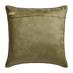 Damask Garden - Green Silk Decorative Euro Sham