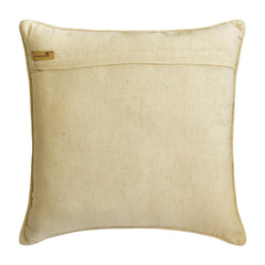 Macau Beauty - Green Linen Throw Pillow Cover