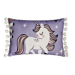 Unicorn Love Lumbar Pillow Cover