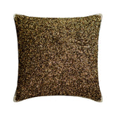 Brown Dazzled Throw Pillow Cover