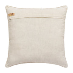 Aureate Whisper - White Velvet Suede Decorative Euro Sham