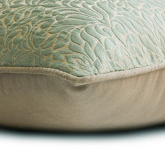 Soroush - Blue Jacquard Silk Decorative Euro Sham