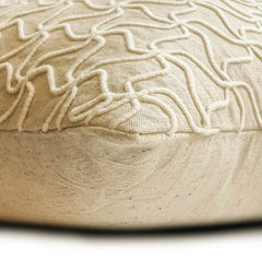 Leanna - Beige Linen Decorative Euro Sham