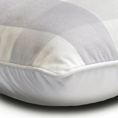 Lavender Plaid - Lavender Cotton Decorative Euro Sham