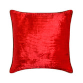 Red Shimmer Decorative Euro Sham