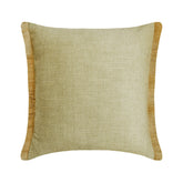 Jute Fringe Throw Pillow Cover
