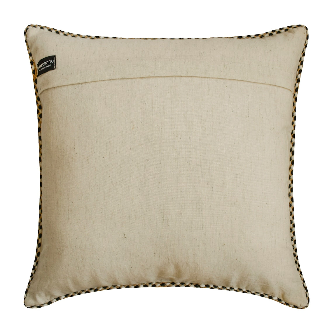 Beige Jute Throw Pillow Cover, Jute Ready The HomeCentric