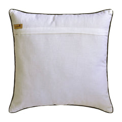 Adilah - Grey Cotton Throw Pillow Cover