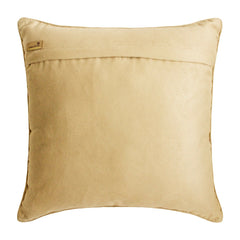 Mosaic Mood Beige - Beige Jacquard Throw Pillow Cover