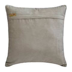 Burnished Silver Throw Pillow Cover