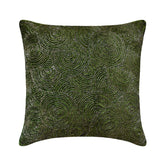 Flourishing Green Throw Pillow Cover