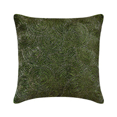 Flourishing Green Throw Pillow Cover