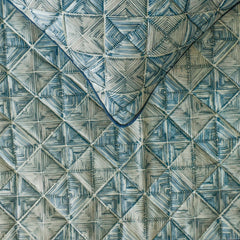 Indigo Centric Decorative Bed Runner and Pillow Cover