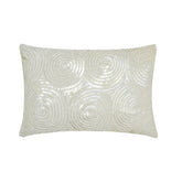 All Eyes on Ivory Lumbar Pillow Cover
