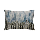Brushed Silver Lumbar Pillow Cover
