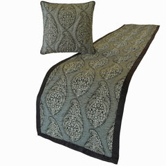 Paisley History Decorative Bed Runner and Pillow Cover