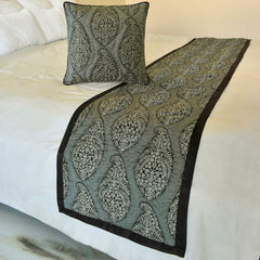 Paisley History Decorative Bed Runner and Pillow Cover