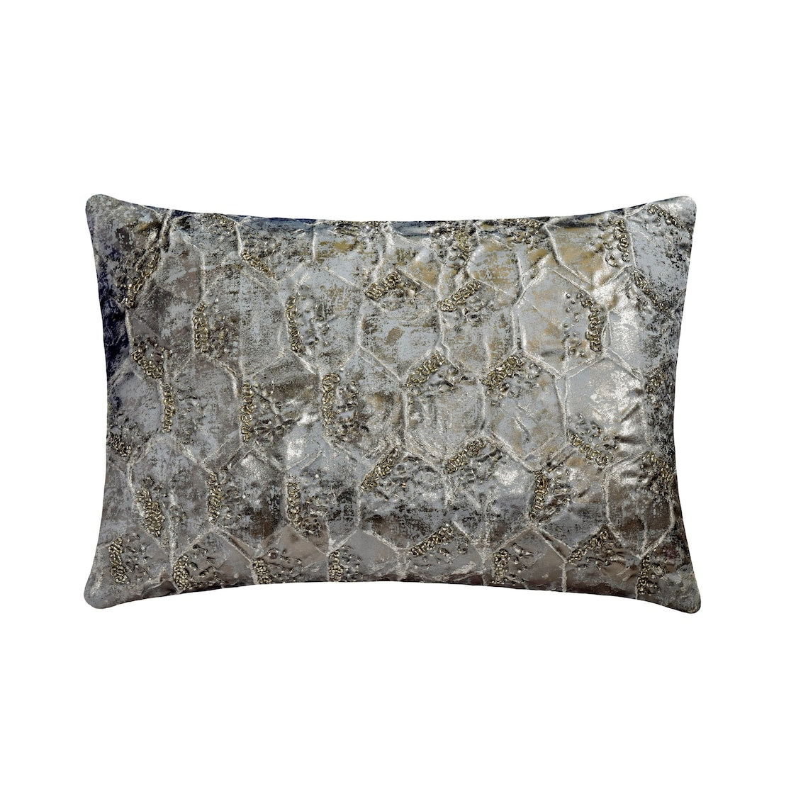 Silver Ore Lumbar Pillow Cover