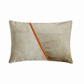 Corduroy Split Taupe Lumbar Pillow Cover