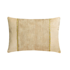 Resplendent Cream Lumbar Pillow Cover