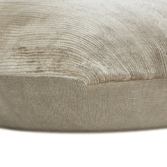 Corduroy Split Taupe Lumbar Pillow Cover