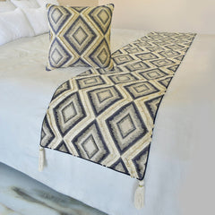 Akida Decorative Bed Runner and Pillow Cover