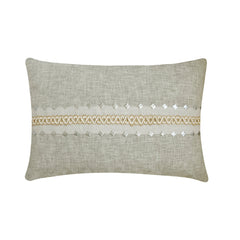 Terra Grey Lumbar Pillow Cover