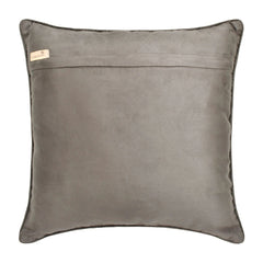 Gryselda - Grey Jacquard Throw Pillow Cover