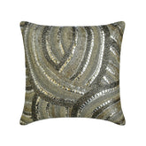 Starlight Silver Throw Pillow Cover