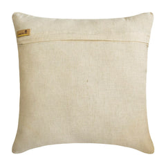Two By Two - Beige Linen & Velvet Throw Pillow Cover