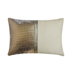Lux Grey Lumbar Pillow Cover