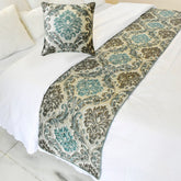 Royal Elegance Decorative Bed Runner and Pillow Cover