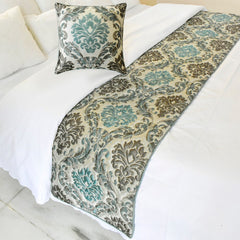 Royal Elegance Decorative Bed Runner and Pillow Cover