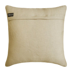 Framework - Grey & Beige Linen Throw Pillow Cover