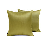 Olive Green Luxury Throw Pillow Cover