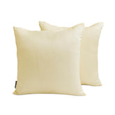 Cream Luxury Throw Pillow Cover