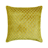 Geolattice Chartreuse Throw Pillow Cover