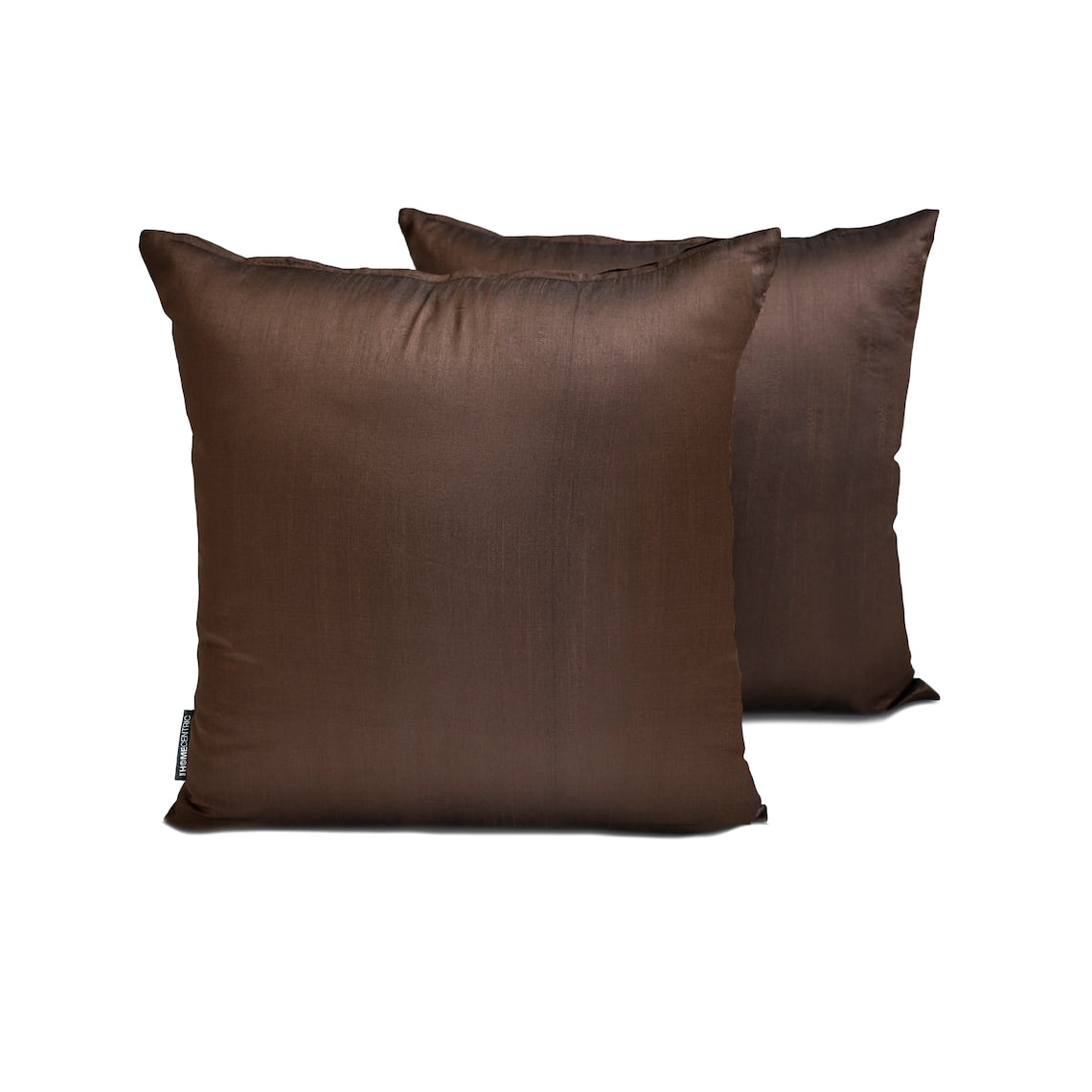 Dark Brown Luxury Throw Pillow Cover