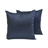 Midnight Blue Luxury Throw Pillow Cover