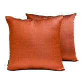 Rust Luxury Throw Pillow Cover