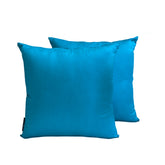Peacock Blue Luxury Throw Pillow Cover