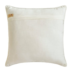Leaf Whispers - Powder Blue Linen Throw Pillow Cover