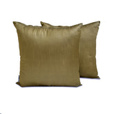 Antique Gold Luxury Throw Pillow Cover