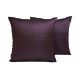 Dark Plum Luxury Throw Pillow Cover