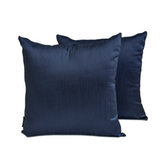 Navy Blue Luxury Throw Pillow Cover